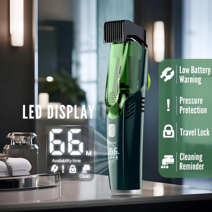 Hatteker Cordless Beard Trimmer Men Rechargeable Electric Shaver