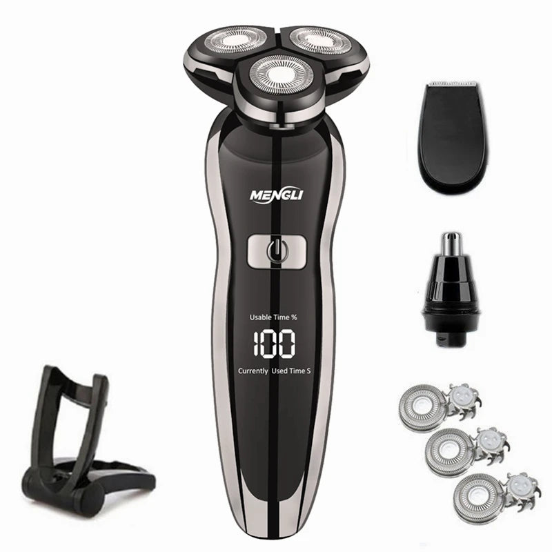 ZOZEN Electric Razor Electric Shaver Washable Rechargeable Clipper