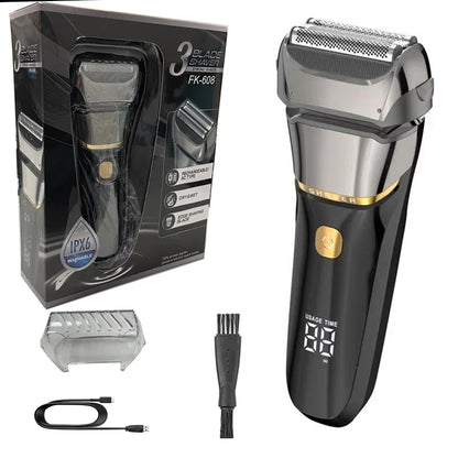 Powerful Electric Shaver For Men Wet Dry Facial Electric Razor