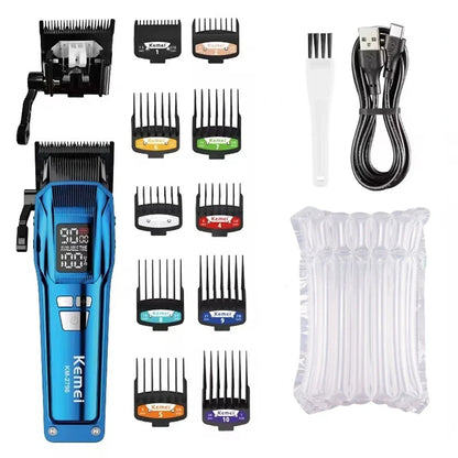 Kemei Hair Trimmer Professional Clippers Brushless Motor 9000 RPM