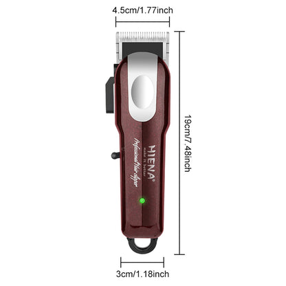 HIENA Professional Barber Hair Clippers Cordless Electric hair cutting