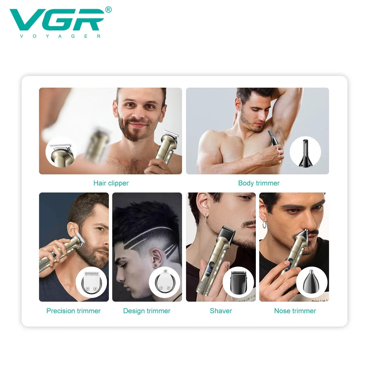 Original VGR all in one Hair Trimmer For Men Shaver