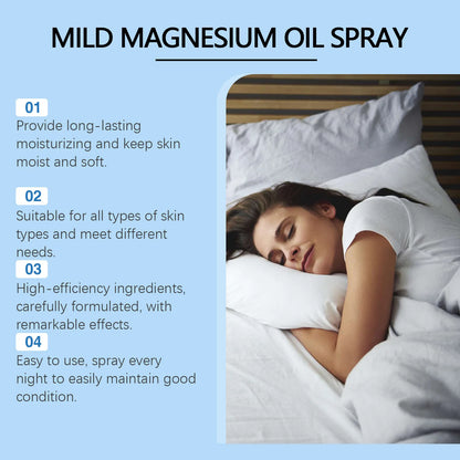 Organic Magnesium Oil Spray Promote Calm Better Sleep