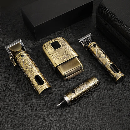 Resuxi 740 All Metal Hair Clippers Ears Nose Hair Trimmer