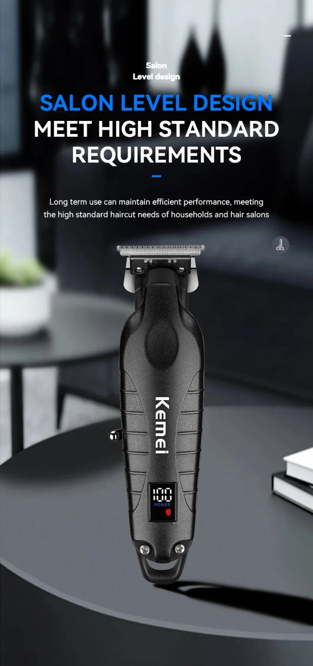 KEMEI Km-2293 New Design Hair Cutter Machine Fast Charging