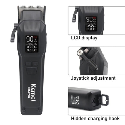 9000RPM Brushless Motor 4600mAh KM2796 Hair Clipper