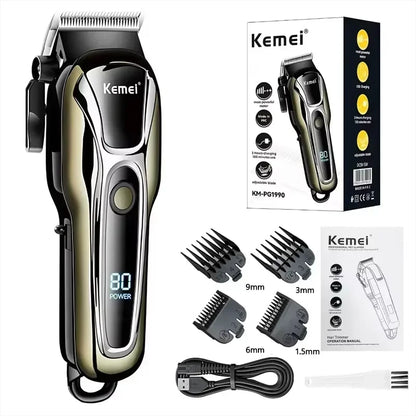 Kemei USB Rechargeable Electric Hair Clipper KM-PG1990A