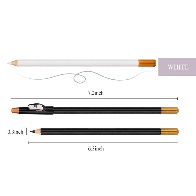 White Barber Beard Pencil Edge Hairline Trace Hair Shape