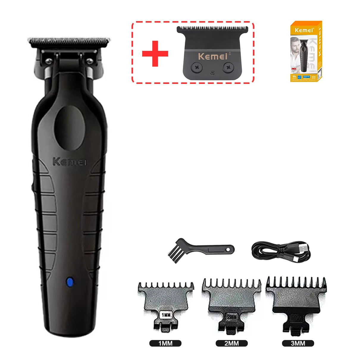 Kemei KM-2299 Professional Hair Clipper for Men Hair Trimmer