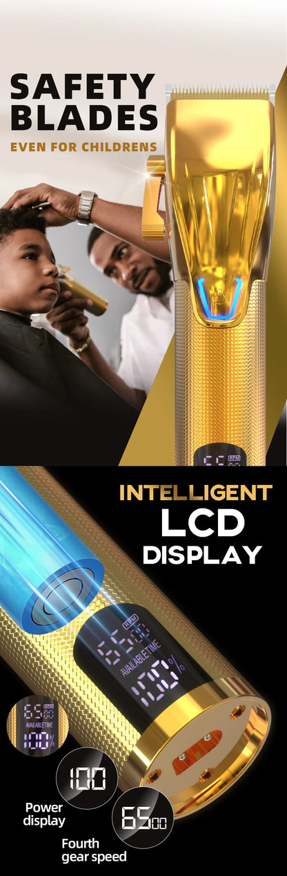 RESUXI Professional Hair Clipper Set Men's Barber Beard Trimmer