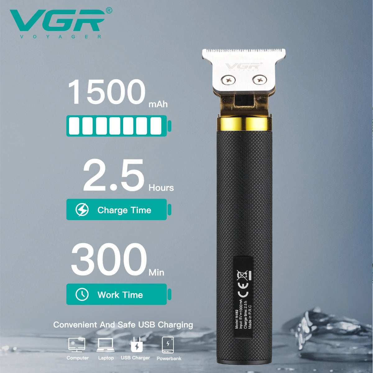 VGR Hair Trimmer Professional Hair Cutting Machine for Men V-082