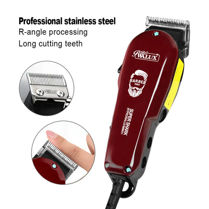 WALUX Professional AC220-240V Hair Clipper 10W Powerful Hair Trimmer
