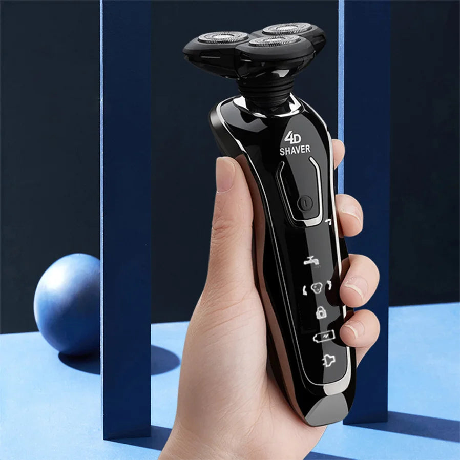 Professional men's electric shave for facial trimming
