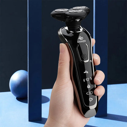Professional men's electric shave for facial trimming