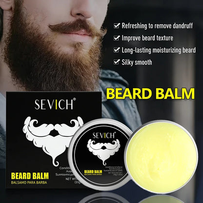 Men Beard Oil Kit Beard Moisturizing Cream Wax