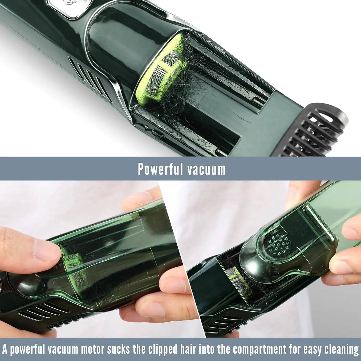 Hatteker Cordless Beard Trimmer Men Rechargeable Electric Shaver
