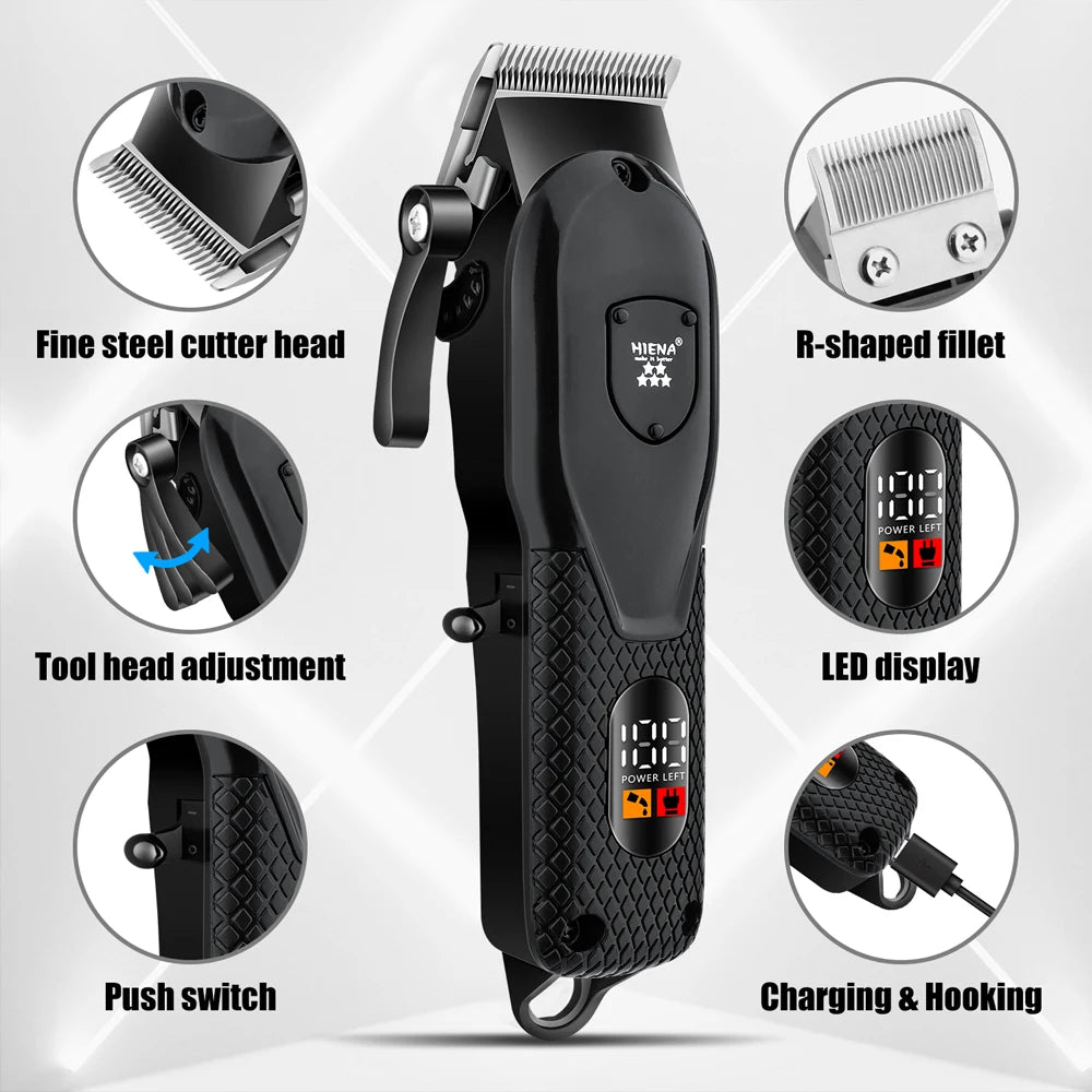 hiena Hair Clipper Kit for Men Electric Shaver Hair Trimmer