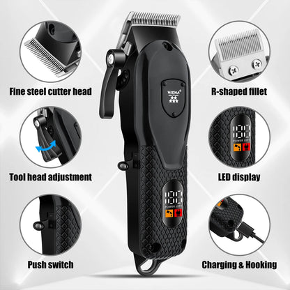 hiena Hair Clipper Kit for Men Electric Shaver Hair Trimmer