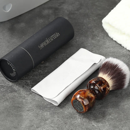 YAQI Caramel Cat's Whisker Synthetic Shaving Brush