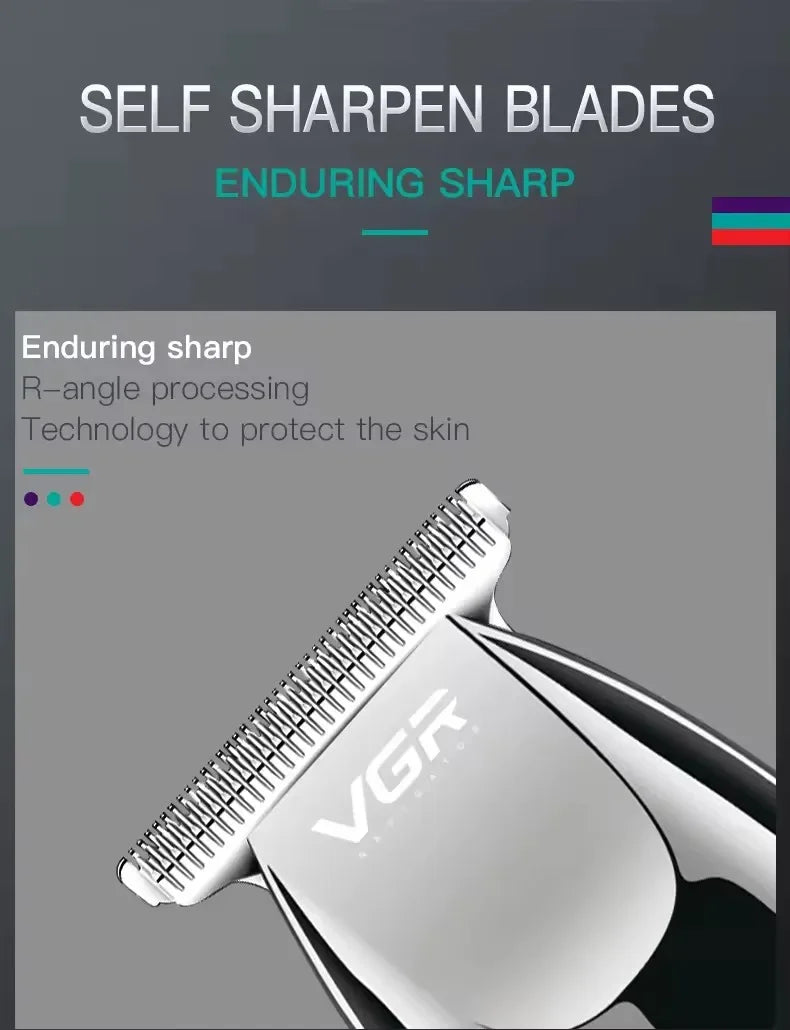 VGR Hair Trimmer Rechargeable Electric Professional Hair Clipper V-030