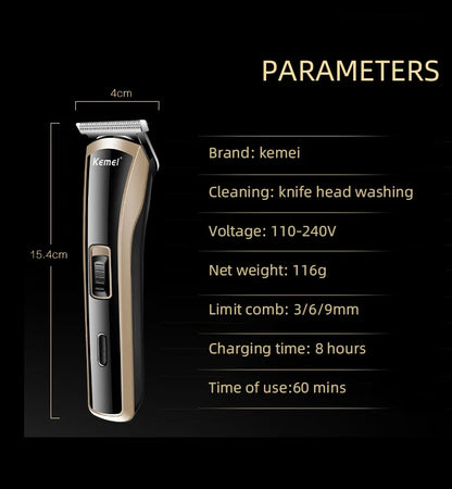 Kemei 418 Professional Electric Hair Clipper Styling Tool