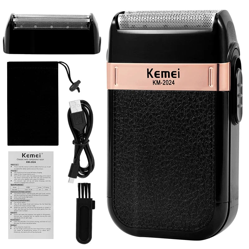 Professional Hair Trimmer Gold Clipper For Men Beard Trimmer