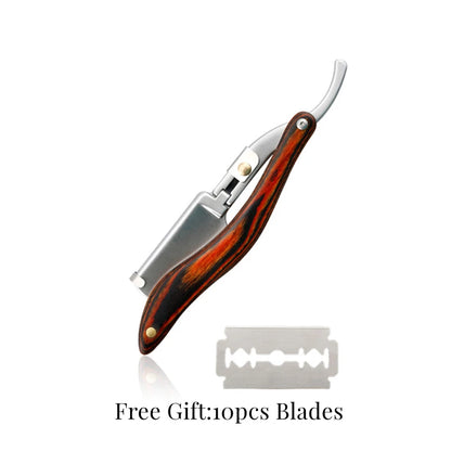 Classic Manual Hairdressing Razors Anti Slip Hair Removal Razor