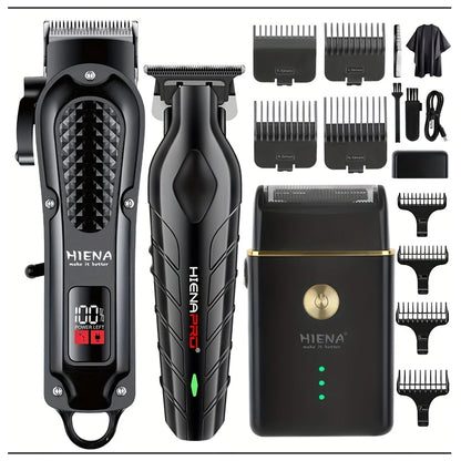 hiena 212 Professional Hair Cutter Mans Hair Clipper Set