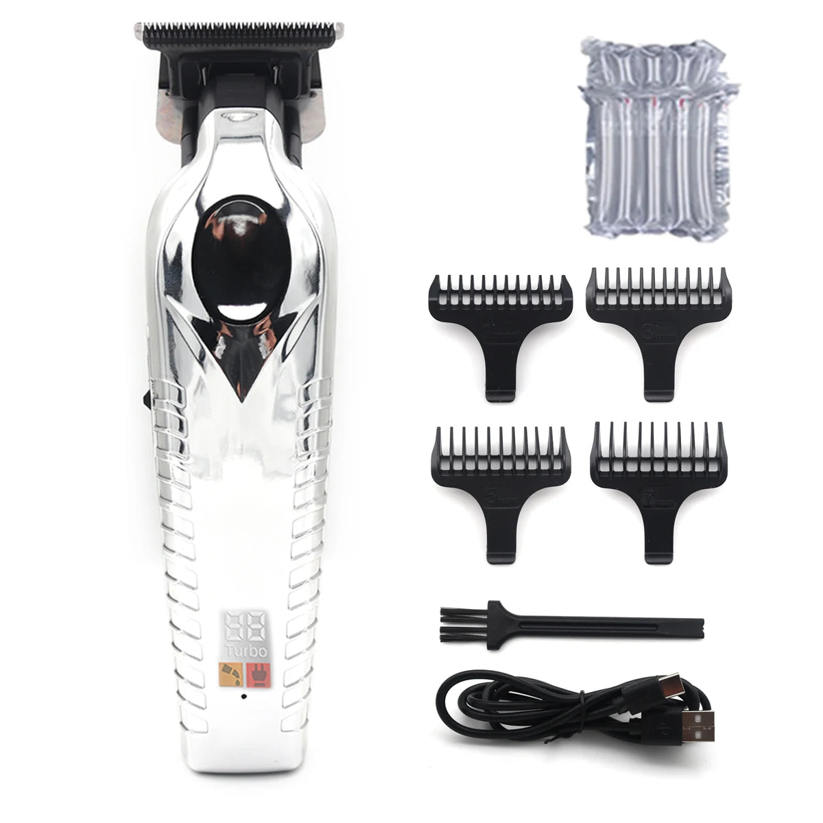 Hair Trimmer for Men Zero Gapped DLC TBlade Oil Head LED Display