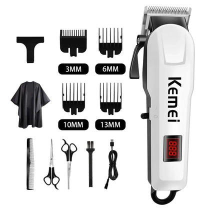 Kemei KM-809A Professional Hair Clipper Adjustable Hair Trimmer