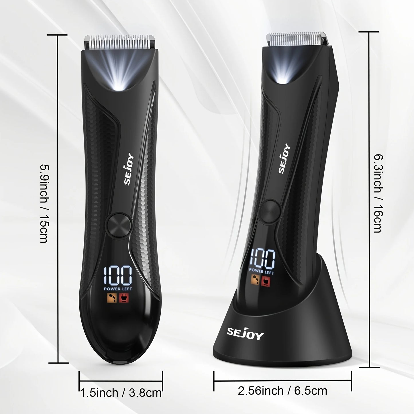 6006 Electric Body Hair Trimmer Hair Clipper for Men