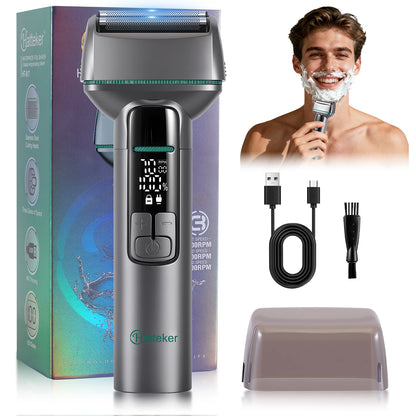 5-D Reciprocating Shaver for Men with LCD Digital Display