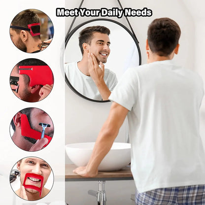 Beard Shaving Template Combs Hairline Templates
