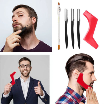 Men Razors Beard Shaving Tool Kit Man Styling Template