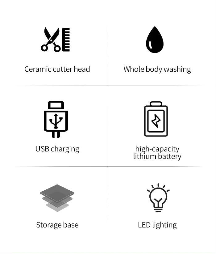 Kemei KM-3208 Electric Hair Trimmer Shaver