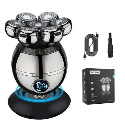 Electric Shaver 7D Floating Cutter Head Base Charging
