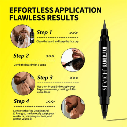 Beard Filler Pencil Men Beard Filler Pen Moustache Coloring