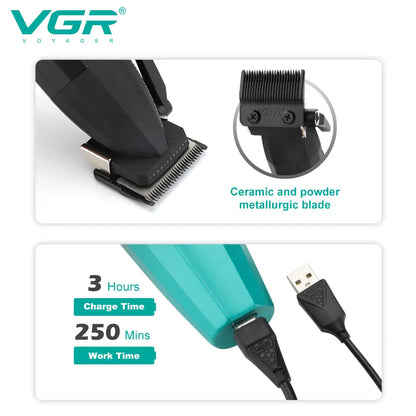 VGR Hair Clipper Professional Hair Trimmer Electric Clippers