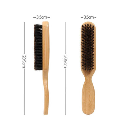 Wood Handle Boar Bristle Beard Brush Shaving Tool