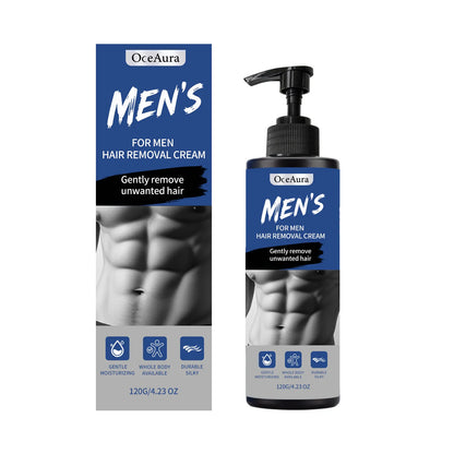 Painless Men's Body Depilatory Cream Fast Acting Hair Remover