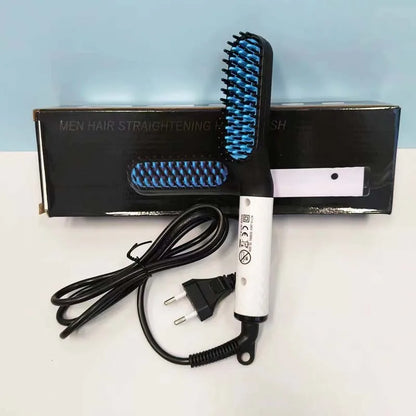 Multifunctional Quick Hair Beard Straightener Men's Hair