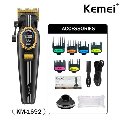 Kemei Trimmer Professional Rechargeable Clippers KM-1685 KM-1692