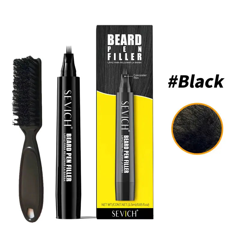 Beard Filling Pen Kit for Men 4-Tip Beard Repair Filler Pencil