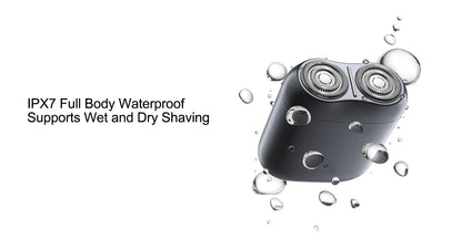 XIAOMI MIJIA S200 Electric Shavers Portable IPX7 Washable Dry Wet Razor