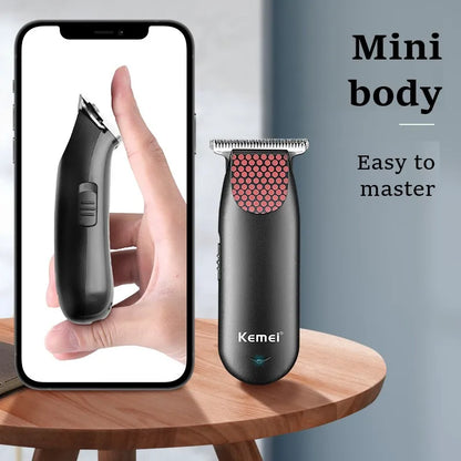 KM-889 Rechargeable Bald Professional Pocket Cordless Clipper