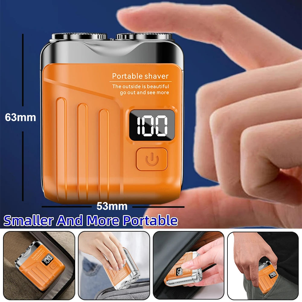 New Double-headed Mini Magnetic Shaver for Men