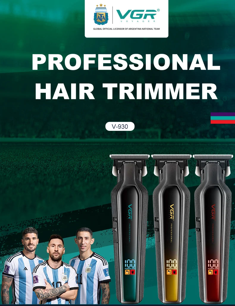 VGR Hair Trimmer Professional Hair Clipper Rechargeable Clipper