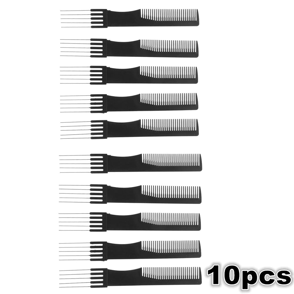 Stainless Steel & Plastic Hair Tail Comb Styling Tool