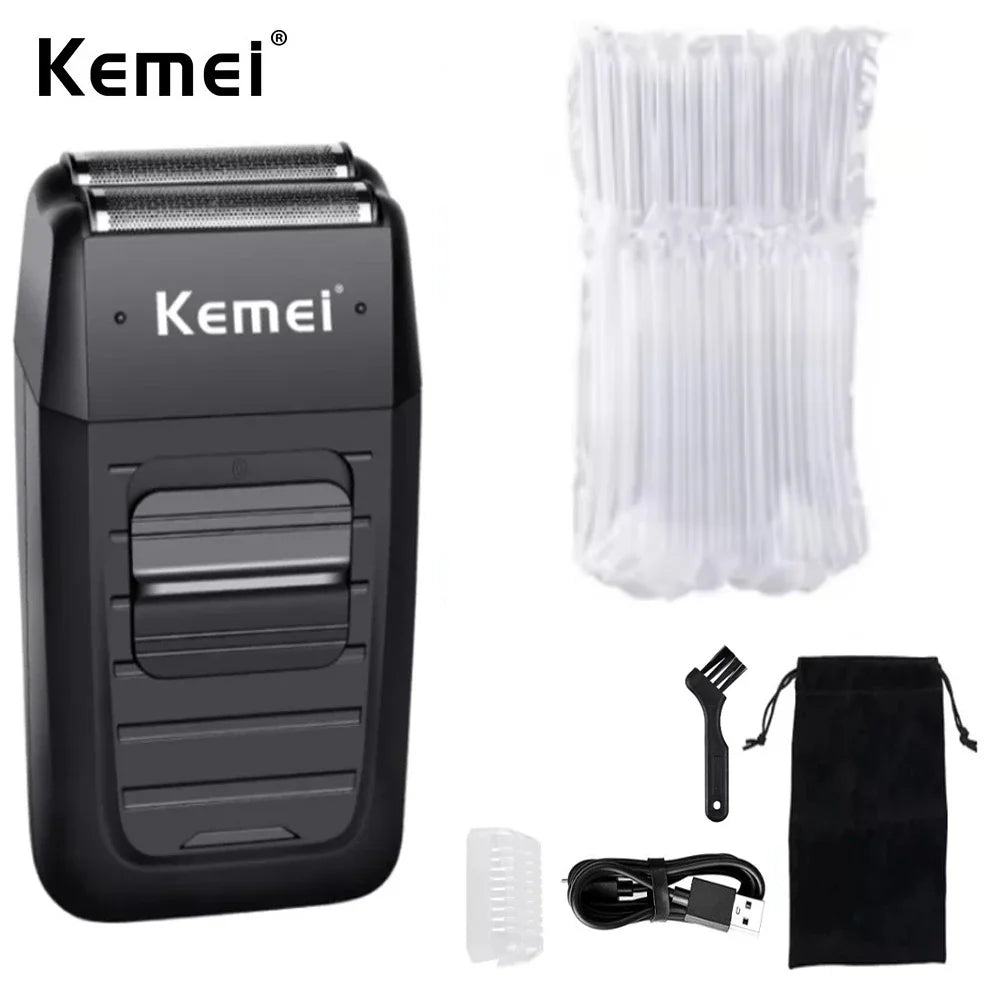 Kemei-1102 Rechargeable Cordless Shaver For Men Beard Shaver
