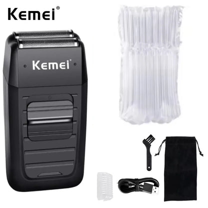 Kemei-1102 Rechargeable Cordless Shaver For Men Beard Shaver